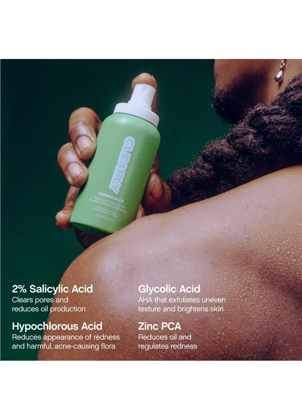 TOPICALS Clearly Clarifying & Calming Mist For Acne-Prone Skin